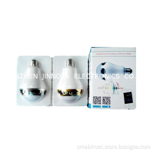 Promotional Home Wireless LED Bulb Bulb With Bluetooth Speaker Silver / Gold